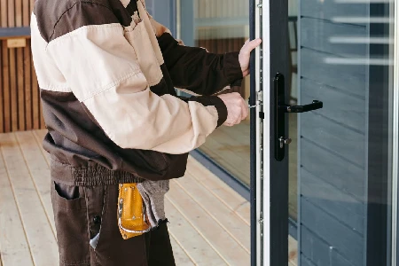 Cleaning And Polishing Glass Door Installation in East Lake, FL